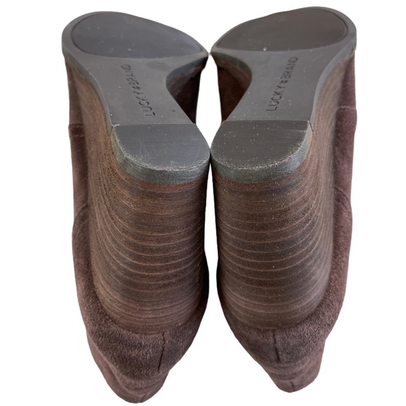Lucky Brand Sway Suede Wedge Booties - Picture 7 of 14